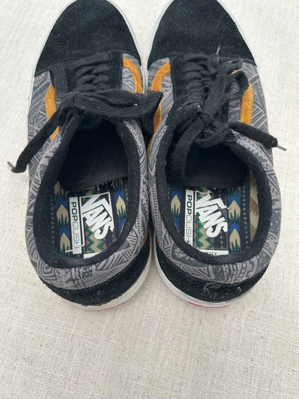 Vans Courage Adams BMX Old Skool Black Brown Men’s Sneakers size 10 - Picture 2 of 12